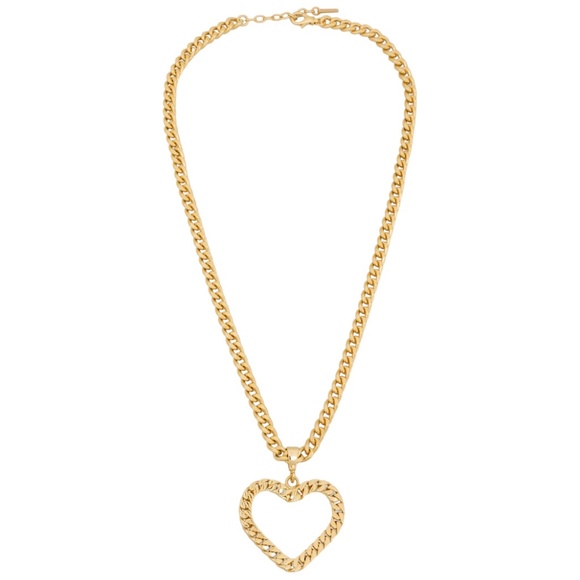 Moschino Chain Heart Necklace - Picture 1 of 13